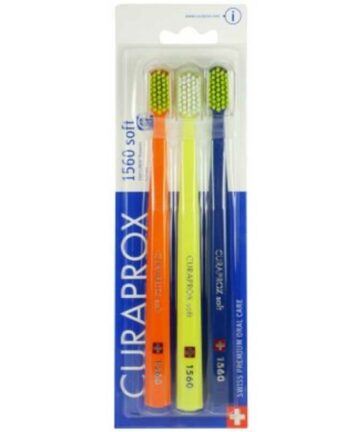 Curaprox 1560 Soft Toothbrush x3