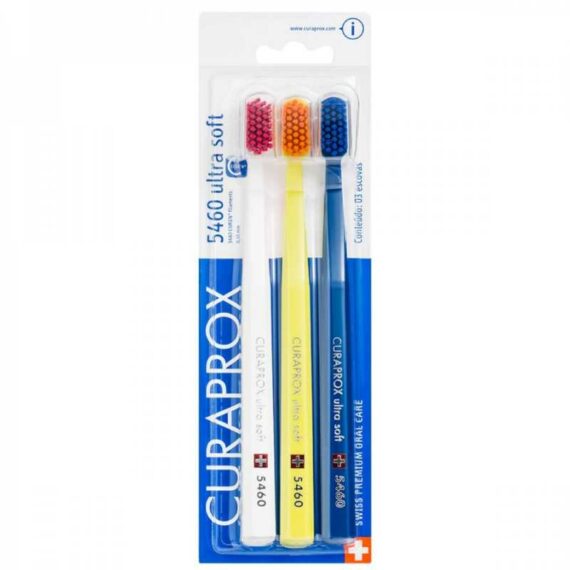 Curaprox 5460 Ultra Soft Toothbrus x3