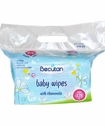 Becutan baby wipes with chamomile 2x64