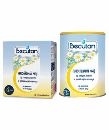 Becutan instant fennel and chamomille tea