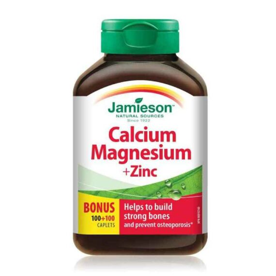 Jamieson Calcium Magnesium Zinc tablets