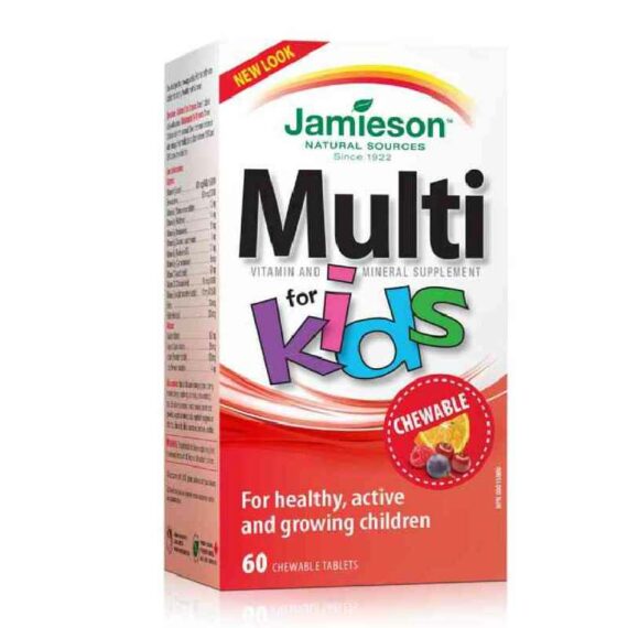 Jamieson Kids Multivitamins Chewable tablets