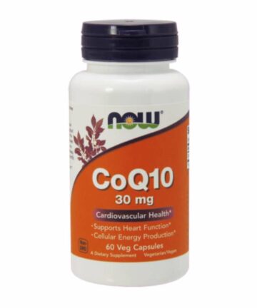 NOW Coenzyme Q10 60 30mg capsules