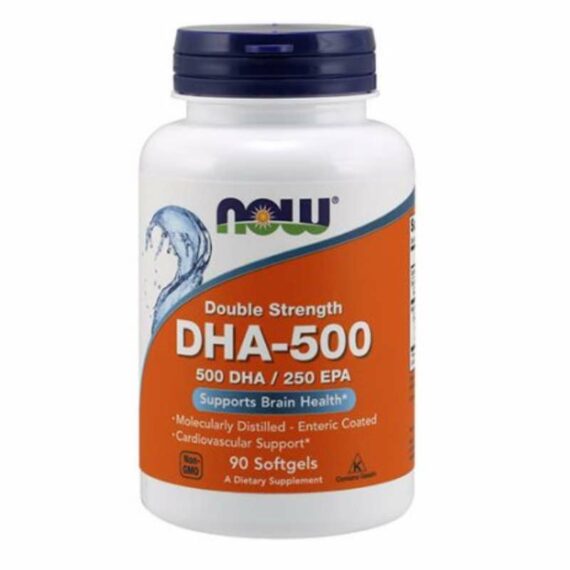 NOW DHA-500 capsules