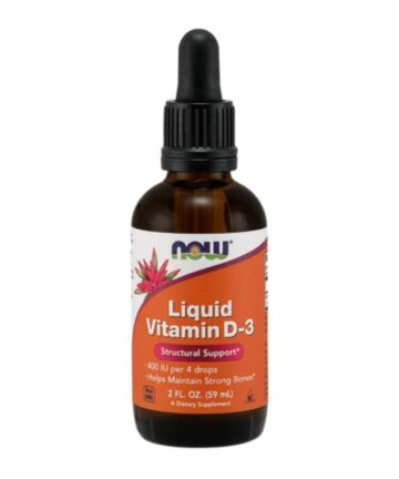 NOW Liquid Vitamin D3 drops