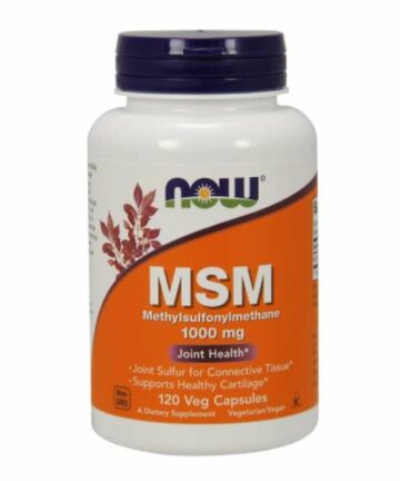 NOW MSM 1000mg capsules