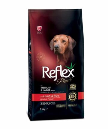 Reflex plus adult senior dog lamb and rice