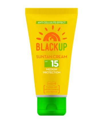 BLACKUP suntan cream SPF15