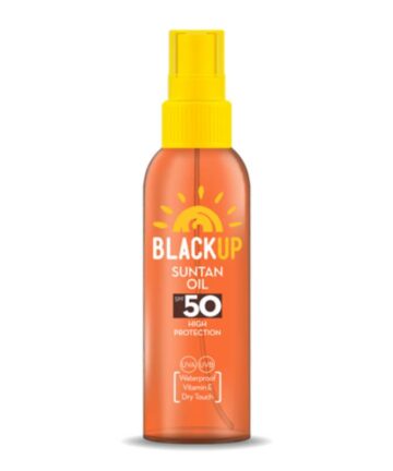 BLACKUP suntan oil SPF50