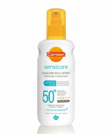 Carroten sensicare suncare milk spray SPF50+