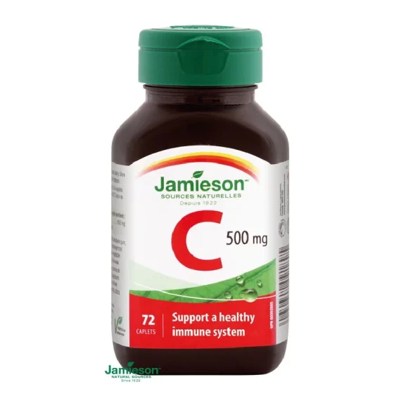Jamieson Vitamin C 500mg x72 caplets