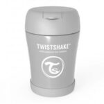 Twistshake Insulated Food Container 350ml Pastel Gray front