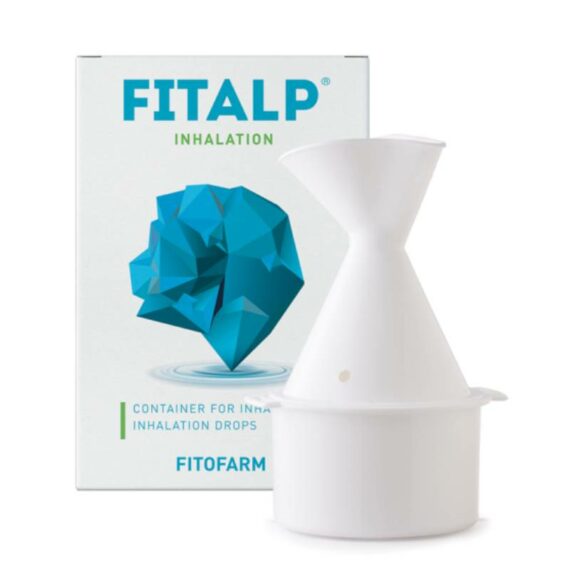 Fitalp container for inhalation drops