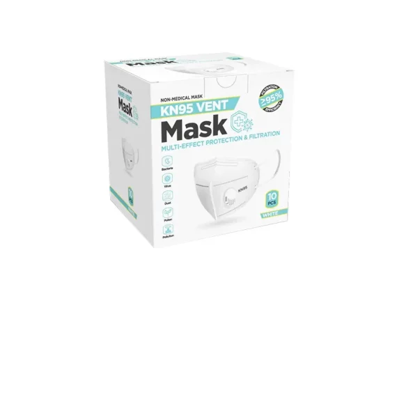 Заштитна маска со вентил KN95"VENT",