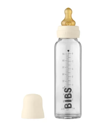 BIBS glass bottle 225ml ivory