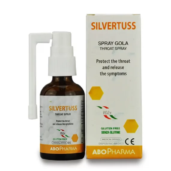 Silvertuss throat spray