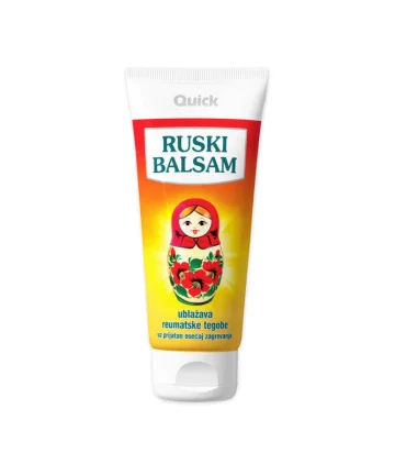 Ruski балзам е производ формулиран врз база на капсаицин, изолиран од плодот на лута пиперка, која покажува локално антиинфламаторно дејство