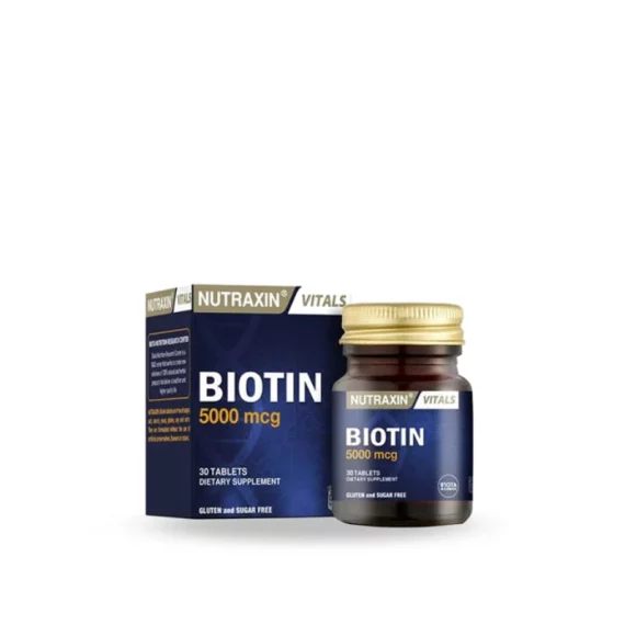 Nutraxin Biotin 5000 mcg 30 tableti