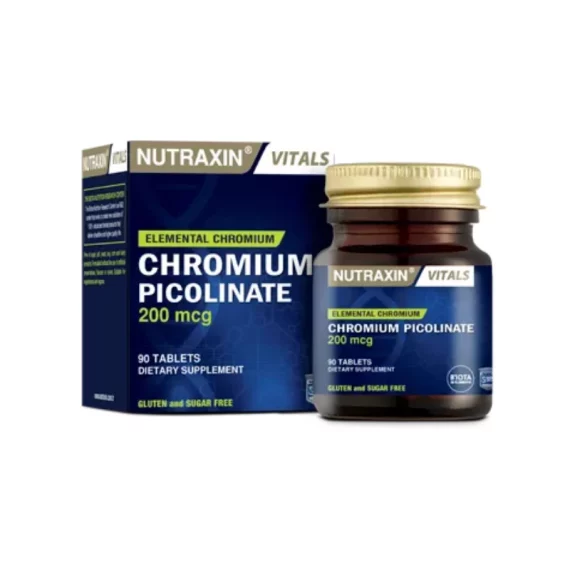Nutraxin chromium picolinate 200 mcg 90 tableti