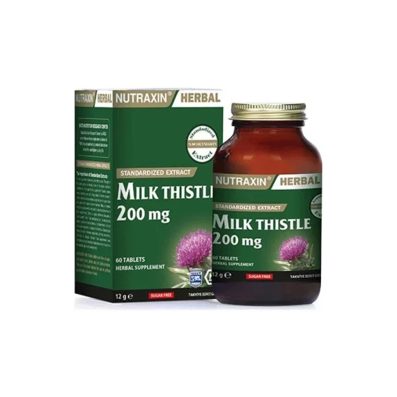 Nutraxin Milk Thistle 200 mg 60 tableti