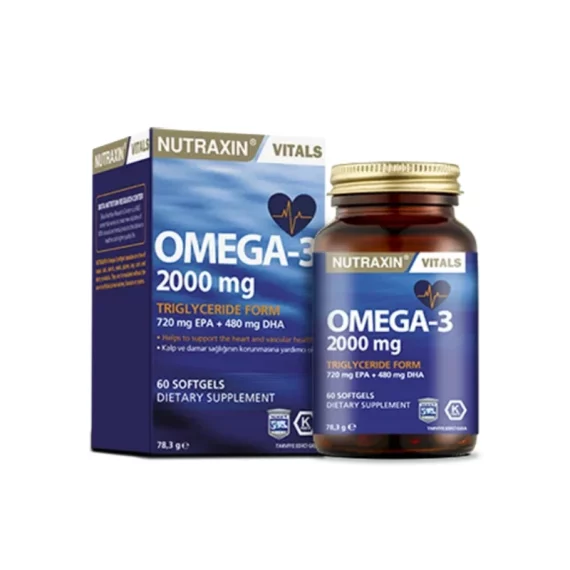 nutraxin omega 3 2000 mg 60 tableti
