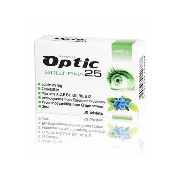 pharmacy optic bioluteina 25 30 tableti
