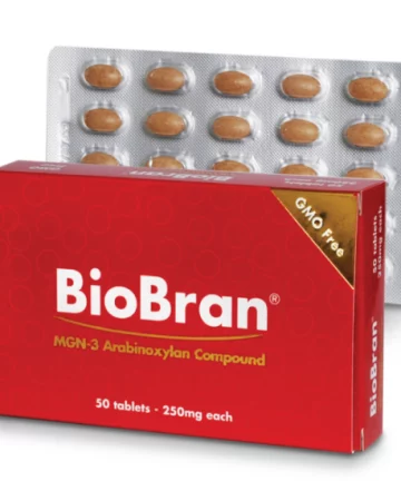 BioBran MGN -3 претставува додаток во исхраната( функционална храна) добиен со разложување на оризовите влакна со помош на ензими од шитаке печурки. Биобран МГН – 3 содржи природна мешавина на хемицелулози, од кои најважен е арабиноксилан комплексот. Иако во процесот на производство се користат ензими од шитаке печурки, Биобран МГН – 3 како финален производ не содржи печурки и е безбеден за лица со алергија на печурки.