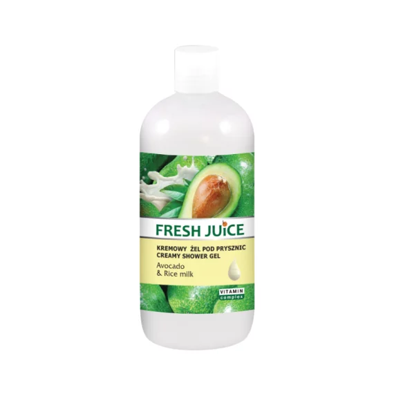 Органски гел за туширање кој гарантира пријатно чувство за време на капењето. Разните состојки нежно ја чистат, хидратираат и ја заштитуваат кожата, благодарение на неутралната pH вредност. Погоден е за секојдневна употреба и не ја суши кожата. Екстрактот од авокадо во комбинација со навлажнувачкото млеко од ориз ја омекнува и регенерира кожата. Дополнително комплексот од витамини и масла помагаат да се зачува нејзината младост. Деликатната арома на гелот Ве носи во егзотичната мистерија донесена од ветерот на Мексико - татковината на авокадото.