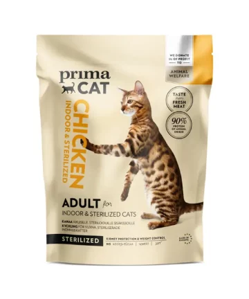 PRIMA CAT Пилешка храна за стерилизирани возрасни мачки