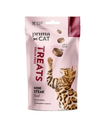 PRIMA CAT Softy Beef Mini Steak Treats, 50g