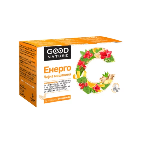 Good Nature Енерго Ц - Чајна мешавина со додаден витамин Ц