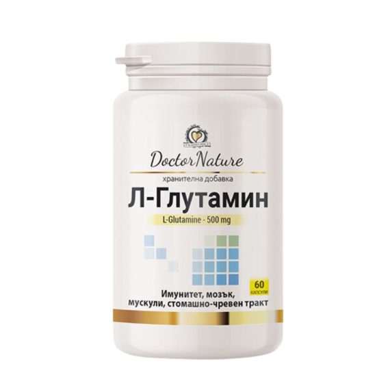 Dr. Nature L-глутамин – 60 капсули
